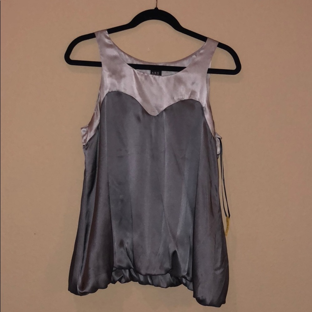 Grey ABS bubble top size small